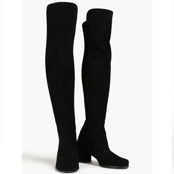 STUART WEITZMAN suede over the knee boots ankle zipper size 6 new condition ⭐️⭐️ - Picture 3 of 17